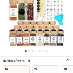 JuneHeart 16 Pcs Frascos Para Convimentos