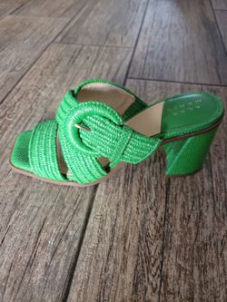 Tacones verde/green high heels