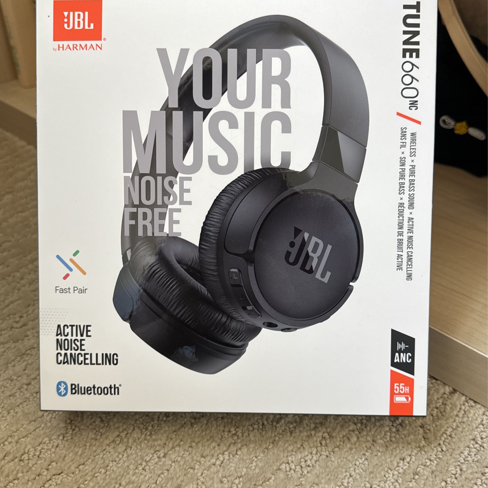 JBL Tune 660NC (active Noise Cancelling)