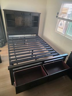 Queen bed frame