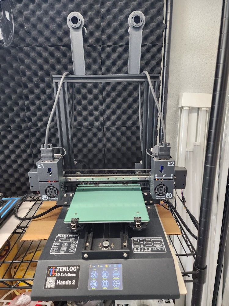 Tenlog Hands 2 IDEX Dual Extruder Multicolor 3D Printer