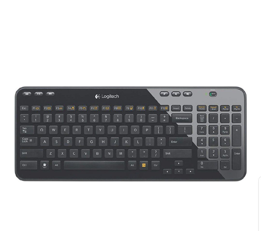 Logitech K360 Wireless USB Desktop Keyboard — Compact Full Keyboard