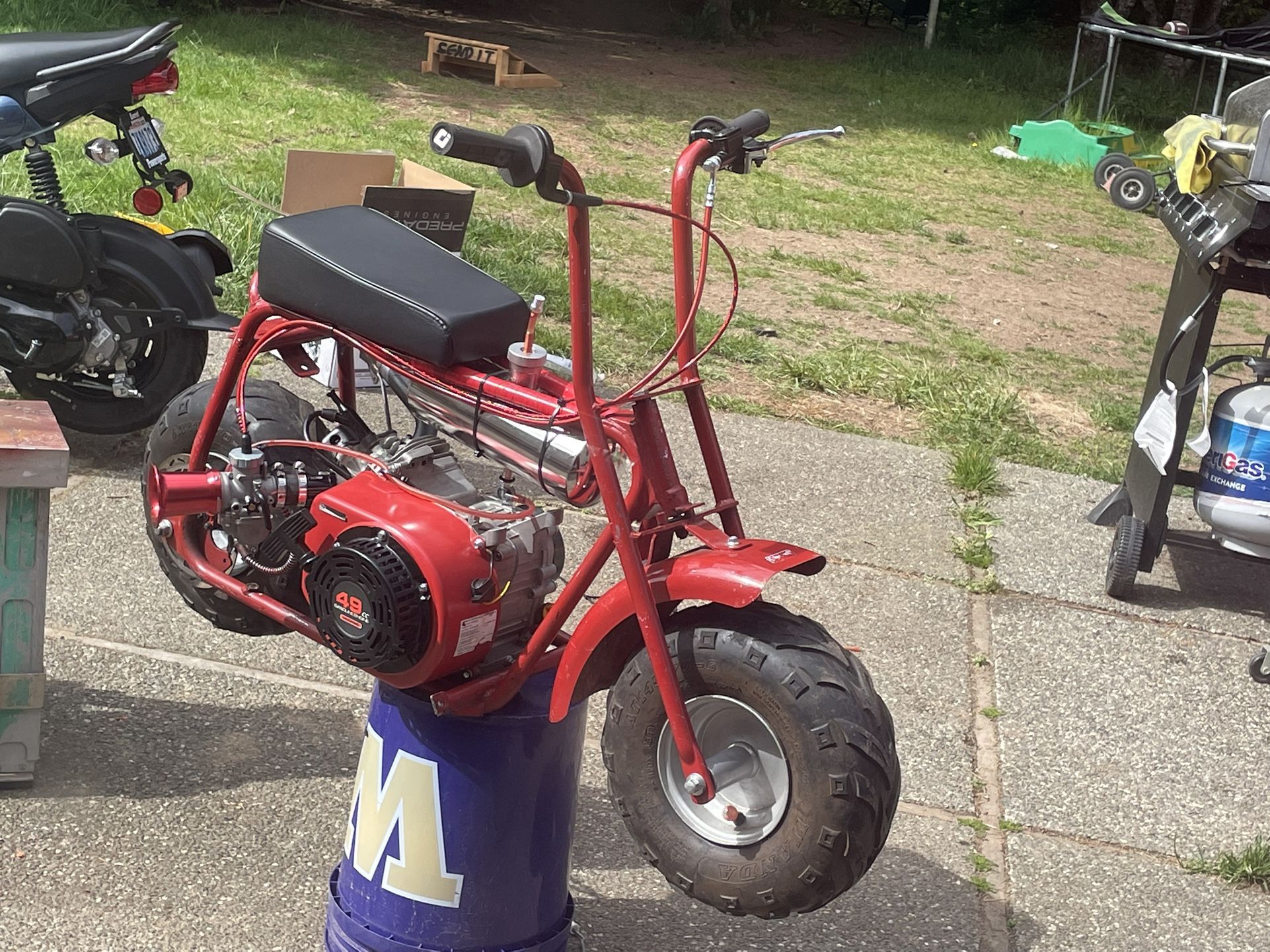 racing mini bike colman ct100u