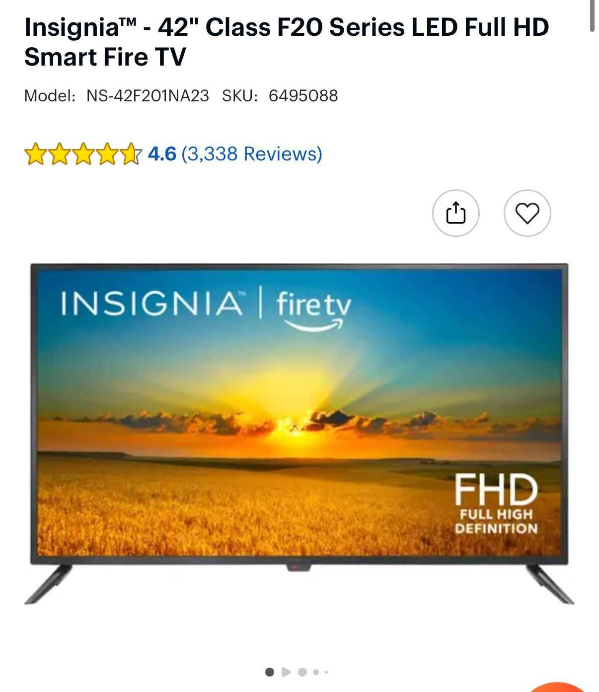 Insignia Fire Tv, 40inch