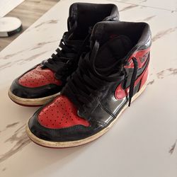 Jorden 1 retro high top patent bread