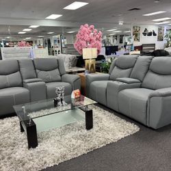 WEEKEND BLOWOUT! Living Room Set With Power Recliners On Special $1799!! 