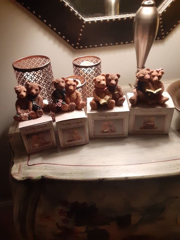 Set of Teddy Bear Couple