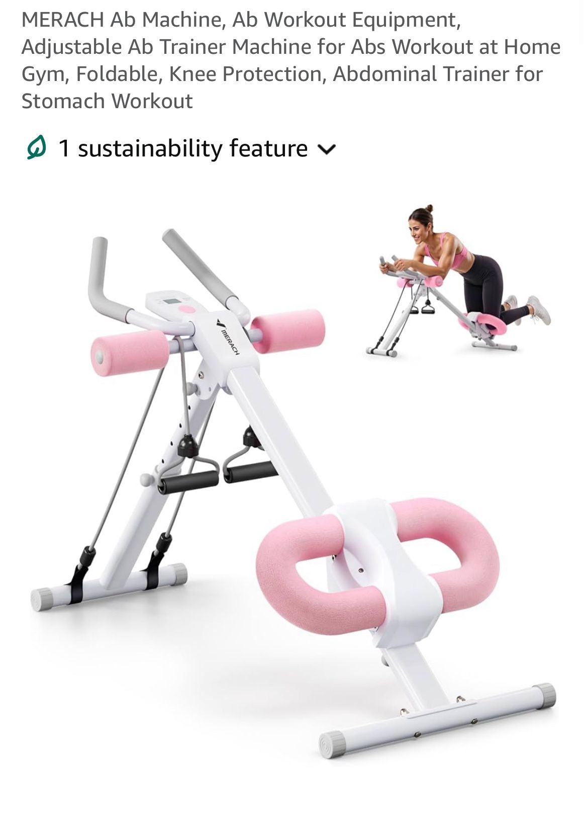 Ab Machine Workout Equipment Pink OR Blue 