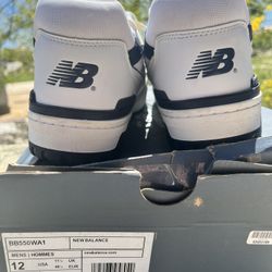 🔥 New Balance 550 White/Navy – Men’s Size 12 – New/Clean w/ Box 🔥  