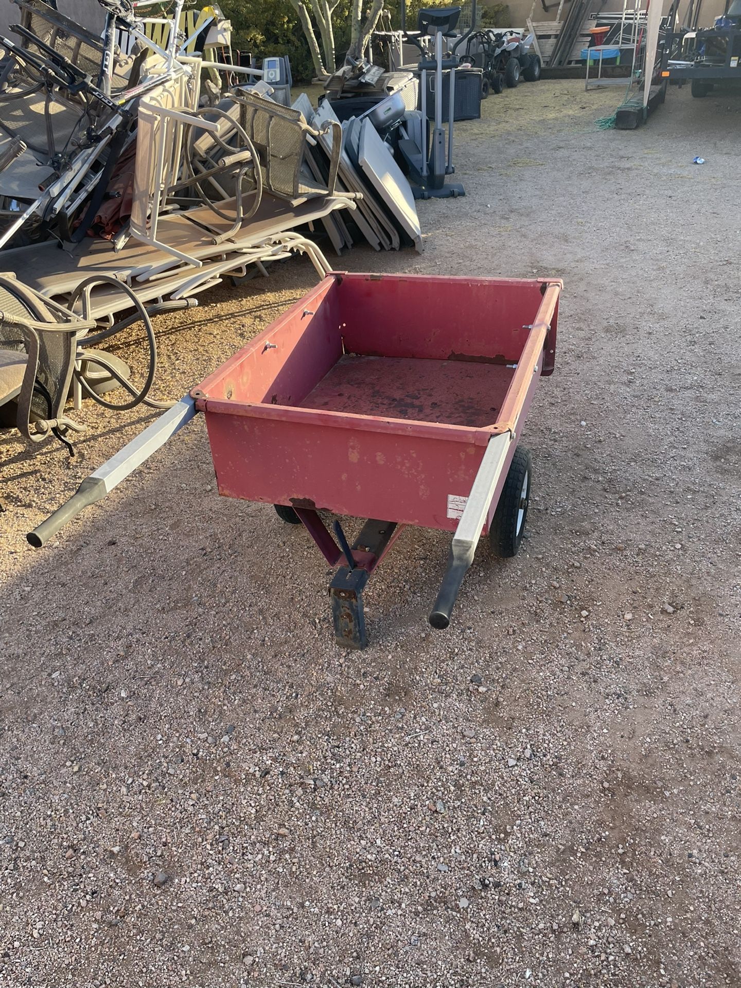 Harbor freight tow behind dump trailer for Sale in Phoenix, AZ OfferUp