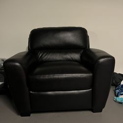 Leather Couch Chair Single