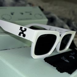 White Off-White Sunglasses 