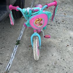 Skye Paw Patrol Toddler Bicycle