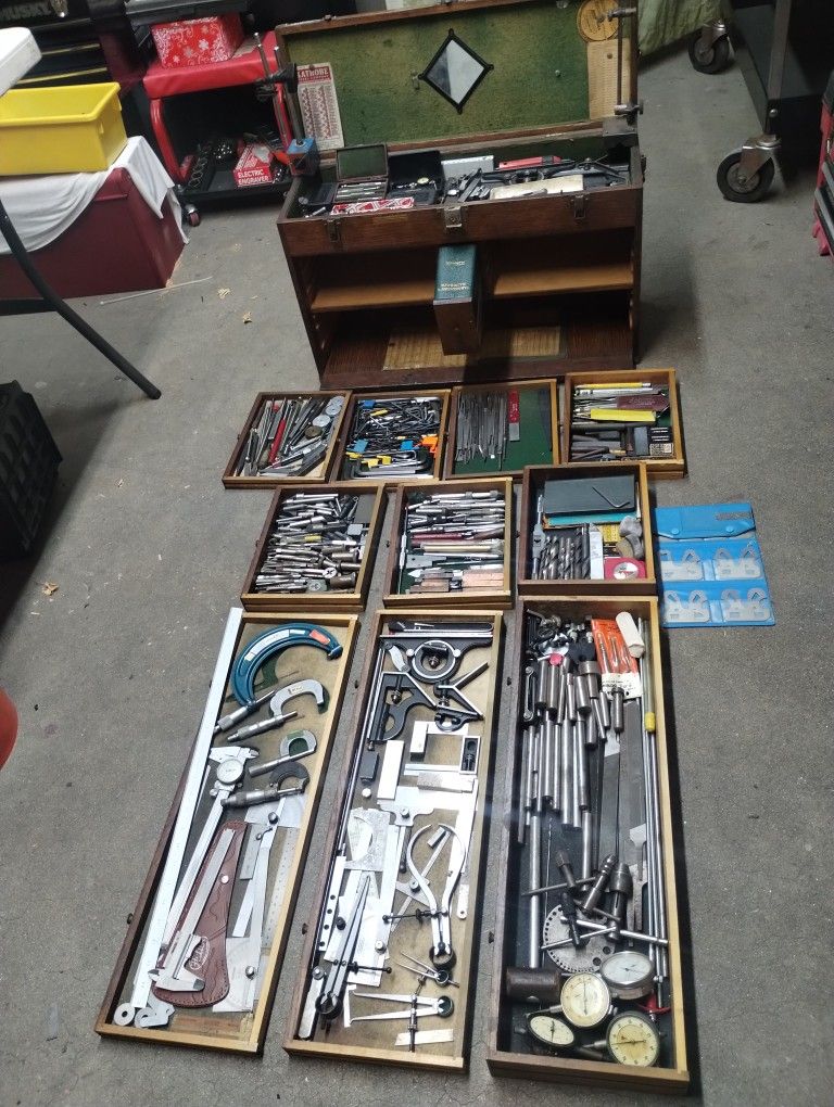 H.Gerstner & Son Machinist Tools Box With All The Tools