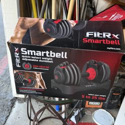 FitRx SmartBell Adjustable Dumbbell (5–25 lbs)