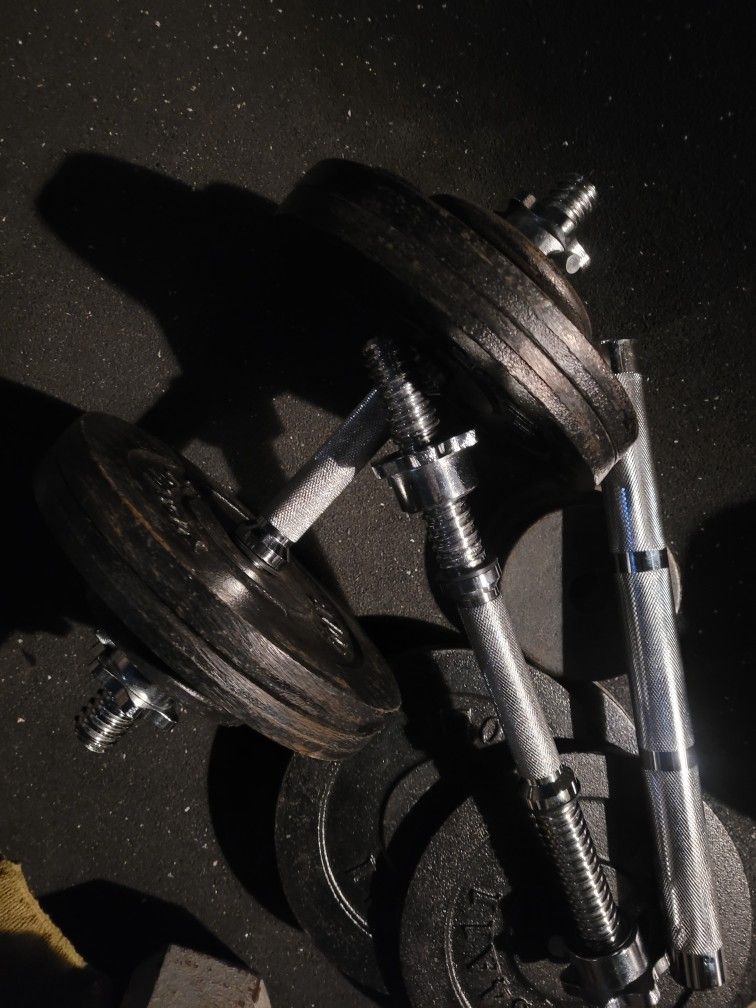 52.5lbs dumbells Weights