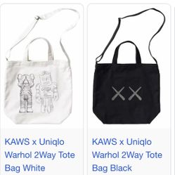 Kaws X Uniqlo Warhol Tote