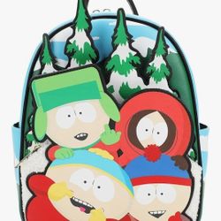 Bioworld South Park Stan, Kenny, Cartman, and Kyle 10.5" Mini Backpack