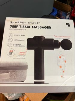 Sharper image deep tissue massager
