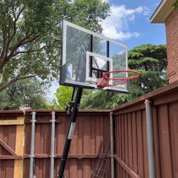 Adjustable Spalding Basketball Goal