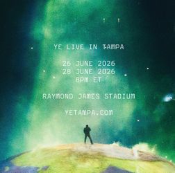 Selling Ye ticket for tomorrow’s show in Tampa