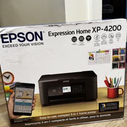 Epson - Expression Home XP-4200 All-in-One Inkjet Printer - Black