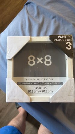 Display Frame with Glass Pack of 3