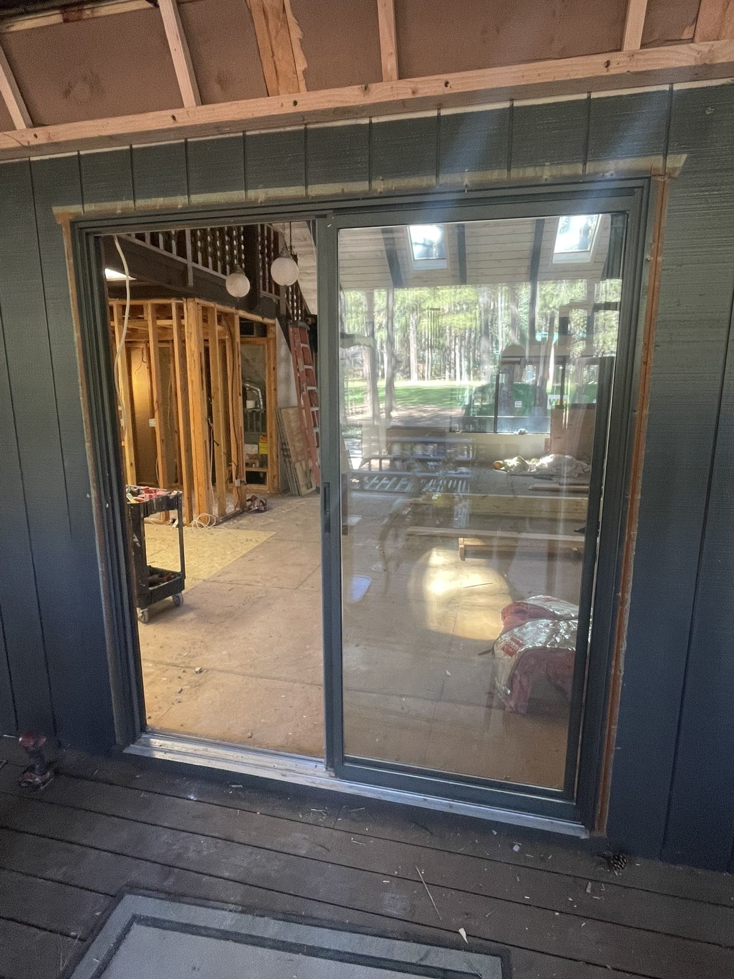 Two 6-0x6-8 Slider Glass Doors