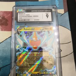 Rotom Ex 029/094 Cgc Grade Mint 9