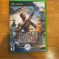Xbox Medal Of Honor Rising Sun