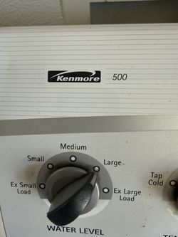 Sears Kenmore Series 500 washer and dryer