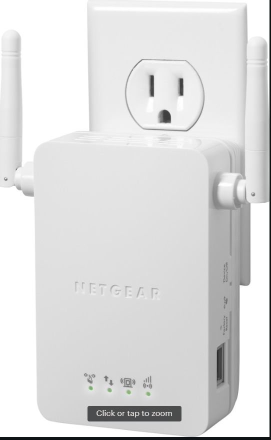 NETGEAR - Universal Wi-Fi Wall Plug Range Extender