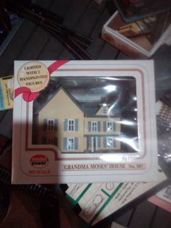 Model Power 587 HO Scale Grandma Moses' House Assembled Lighted W/2 Figures
$29.99 USD*
·
Brand: Model Power
This is a Model Power 587 HO Scale Built-