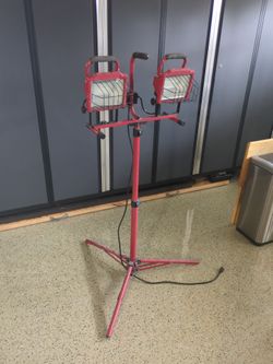 Folding LED work light