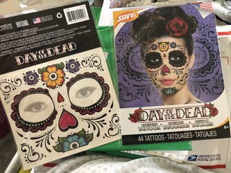 Day of the dead tattoos