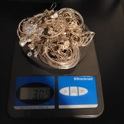 39 PIECE LOT OF STERLING SILVER .925 (270 GRAMS) $1,275 I Deducted Stone Weight 