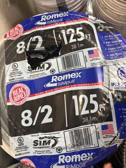 New Romex wire 8/2