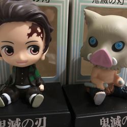 Demon Slayer Bobblehead Figures Set Of 3 Rare