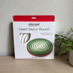 Silikomart Insert Decor Round Silicone Mold 