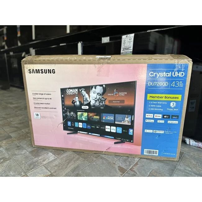 43" Samsung 4K LED HDR Smart UN43DU7200DXZA
