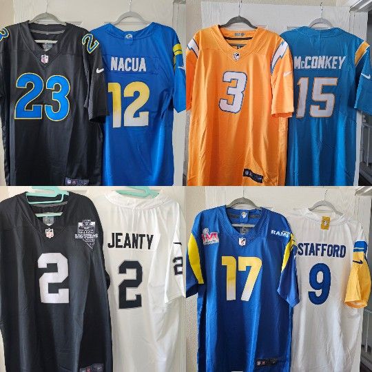 New Nike NFL "On The Field" Jersey's