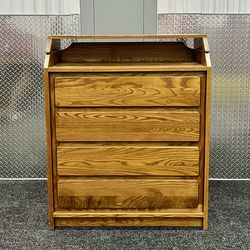Wooden Dresser with 4 Drawers and Flip Top ( FREE DELIVERY)