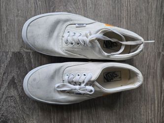 Vans Authentic White with Sunset Embroidery