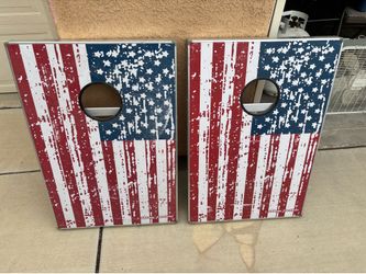 USA corn hole board