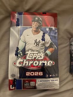 2026 Topps chrome hobby box new