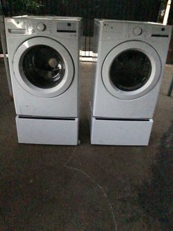 Set washer and dryer gas