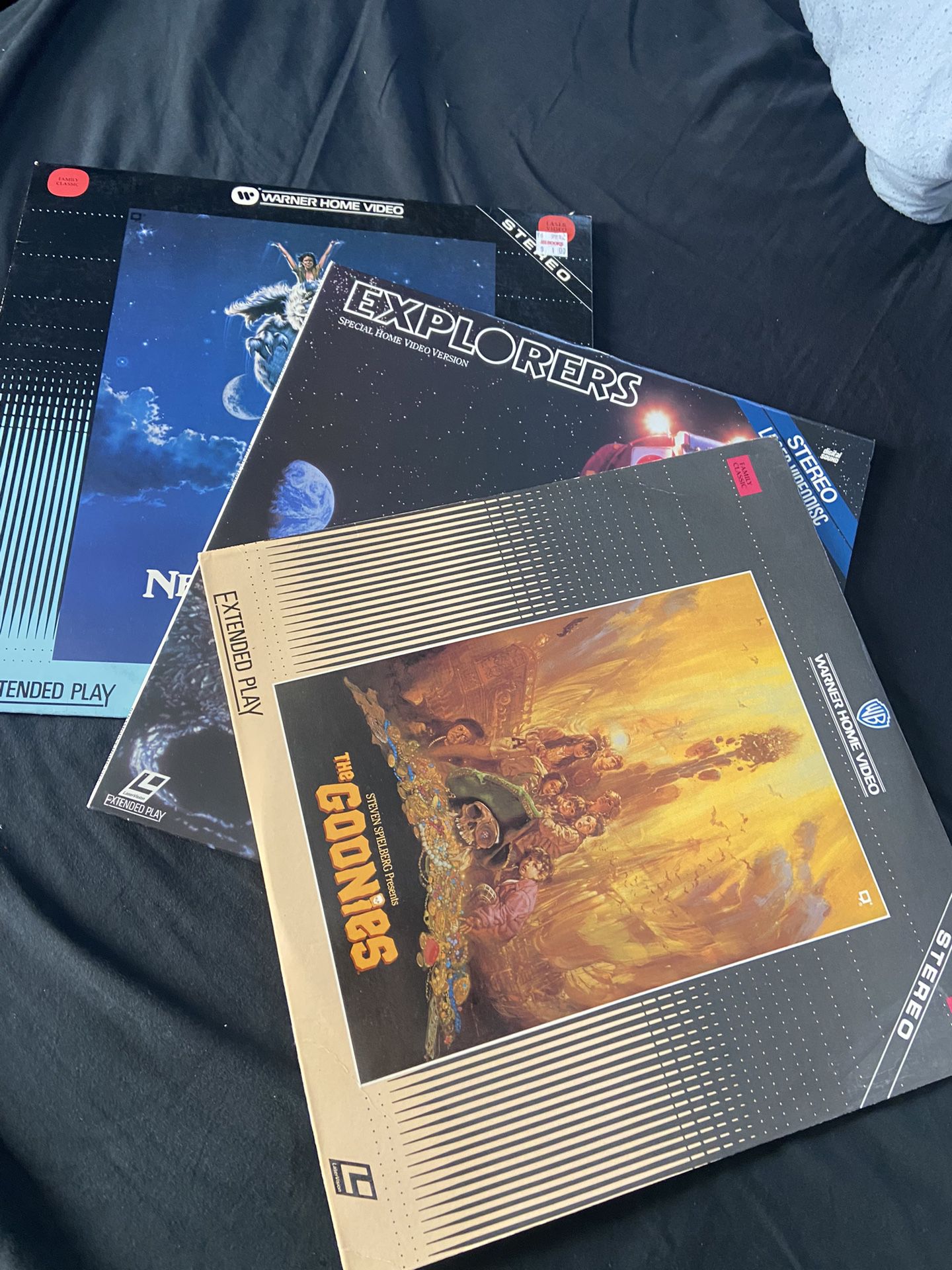 80’s Classic Laserdisc ( Goonies , Explorers , NeverEnding Story) 