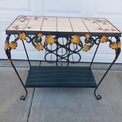 Wine Rack Table
