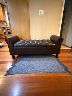 Storage ottoman bench