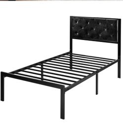Twin Metal Bed 